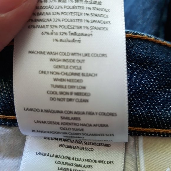 Michael Kors Boot Cut Dark Wash Low Rise Jeans Sz4 - Picture 11 of 11